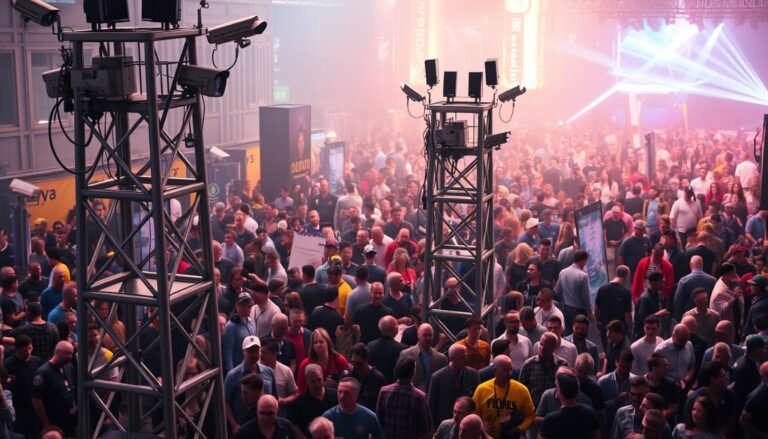 controle de multidões em eventos