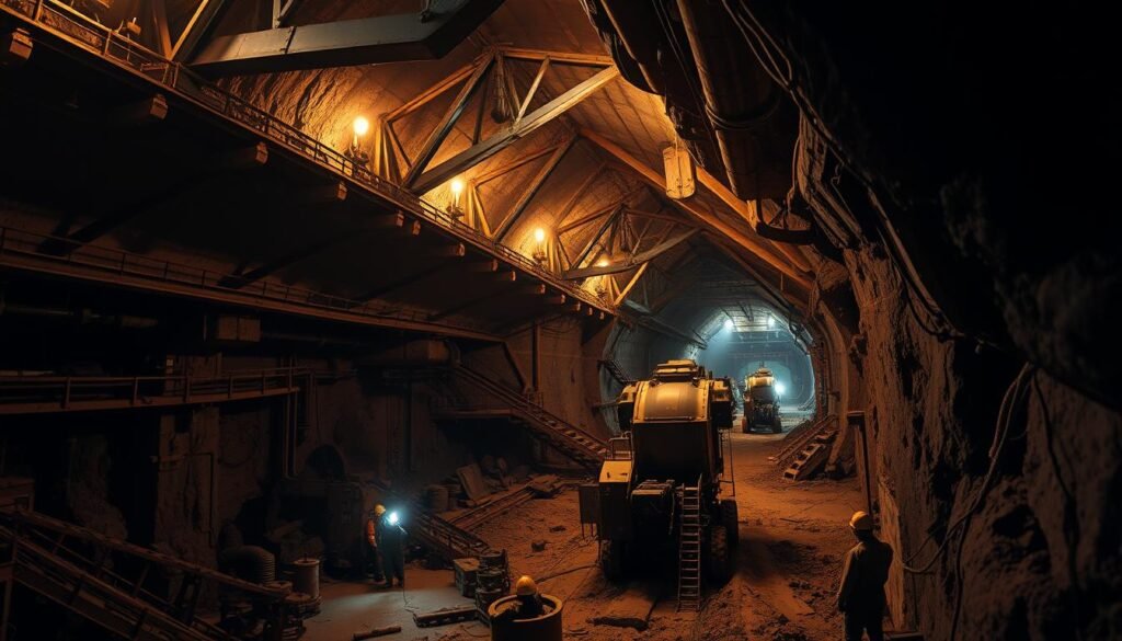 mineração subterrânea mineração subterrânea