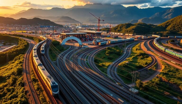 infraestrutura de trens no Brasil